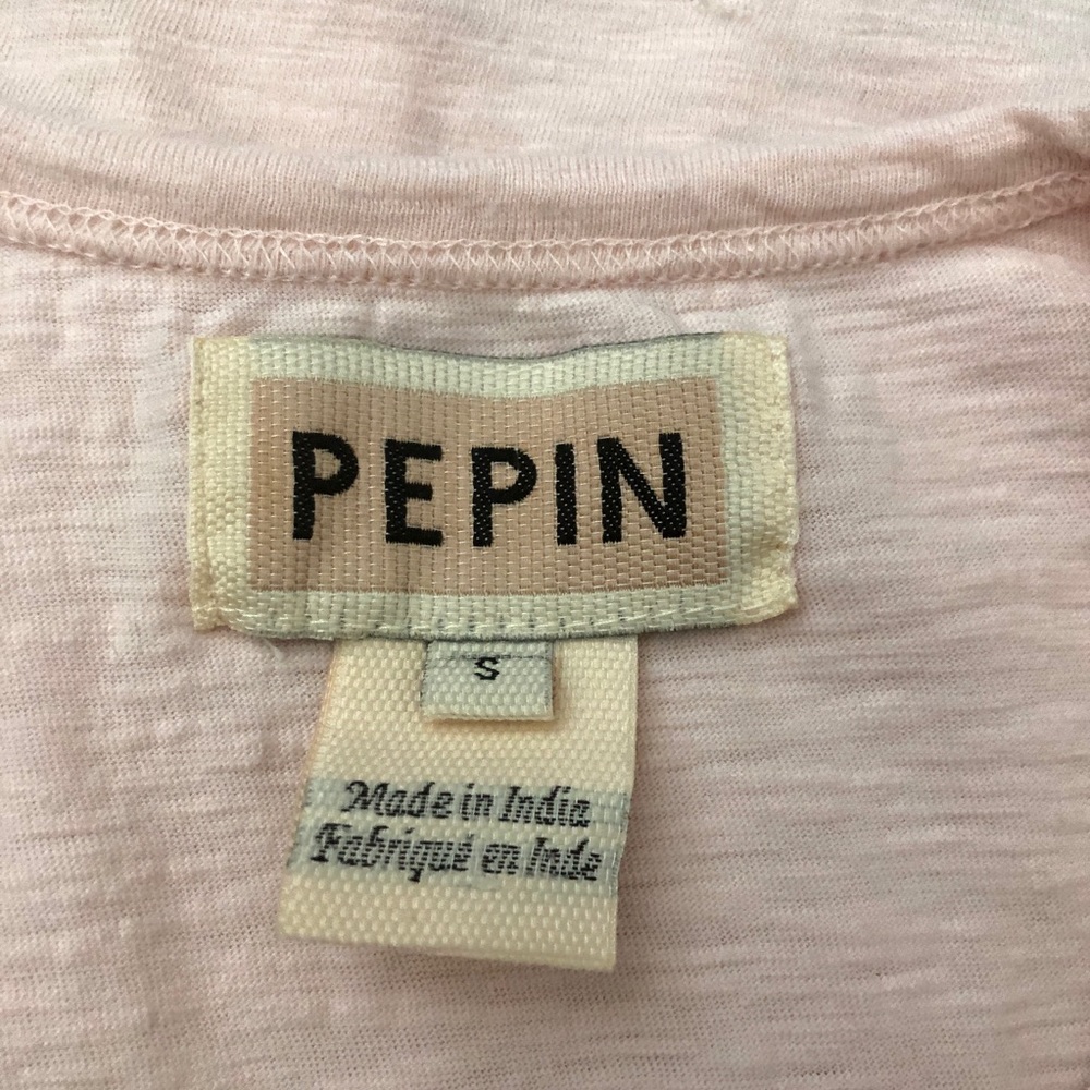 Pepin Anthropologie Short Sleeve Cut Out T-Shirt - Picture 7 of 7